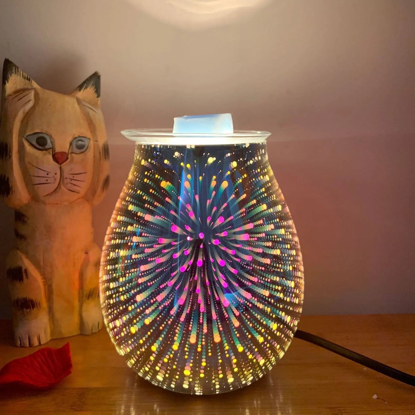 Air Humidifier Fireworks Cool Home Mist Humidifier Aroma Diffuser Glass Vase Mist Maker Advibe Studio