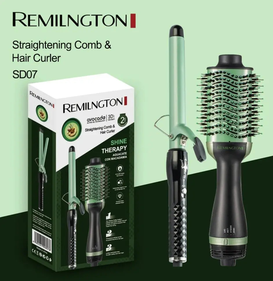 Straightening Comb & Hair Curler Advibe Studio