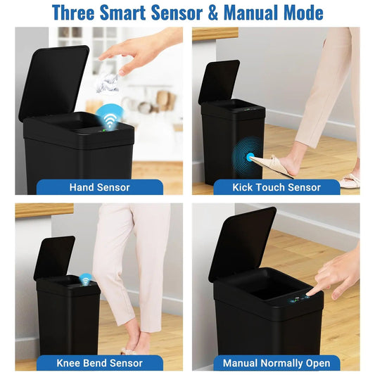 Smart Sensor Trash Can | For Kitchen, Living Room, Bathroom