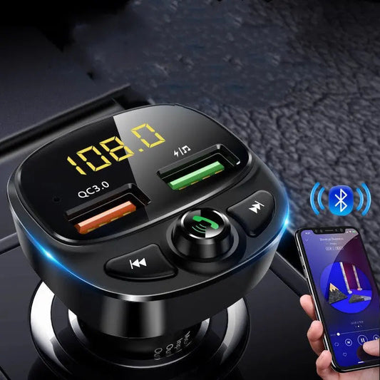 Car Bluetooth Receiver Car Multi-function Cigarette Lighter Car Charger Advibe Studio