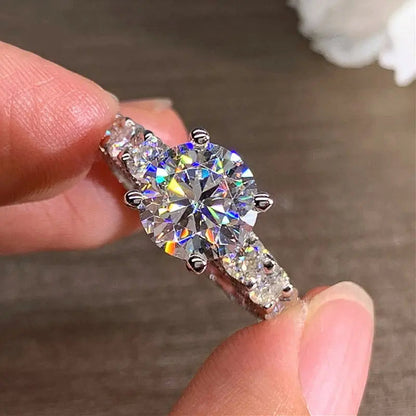 Copper Inlaid Zircon Ring Women Advibe Studio