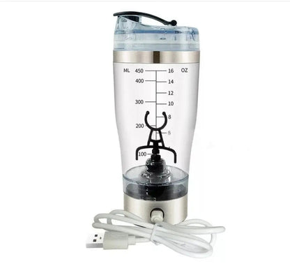 Electric Protein Shake Stirrer USB Shake Bottle Milk Coffee Blender Kettle Sports And Fitness Charging Electric Shaker Cup waqar